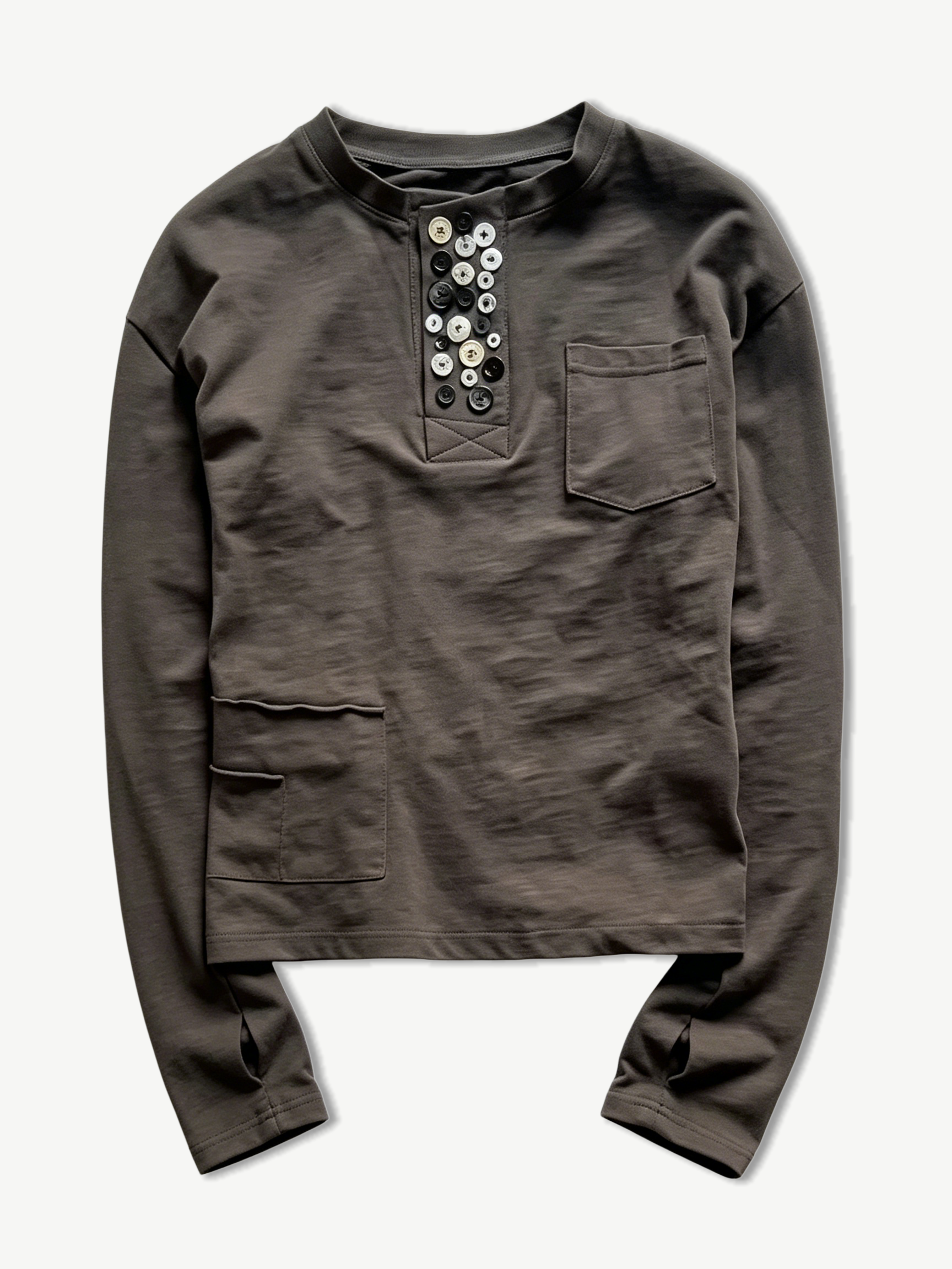 BUTTON PLACKET HENLEY