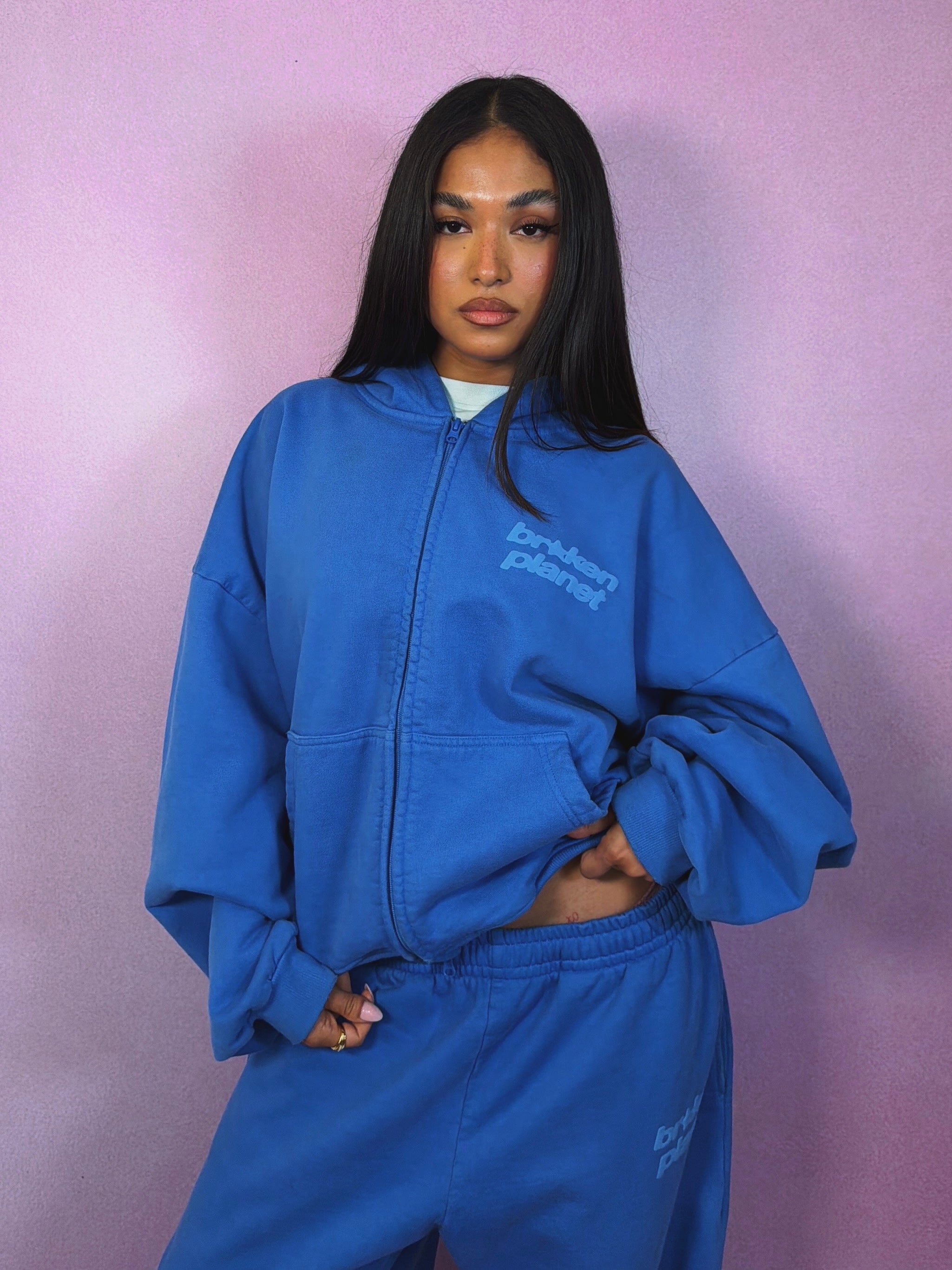Star Logo Zip-Up Hoodie