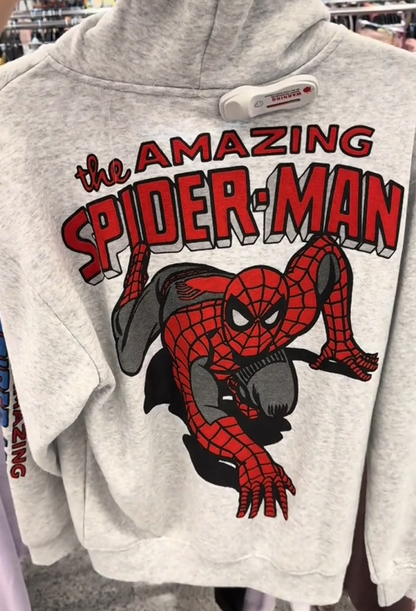 NEW SPIDER MAN HOODIES