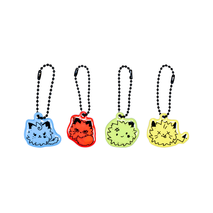 RANDOM EPOXY KEYRING