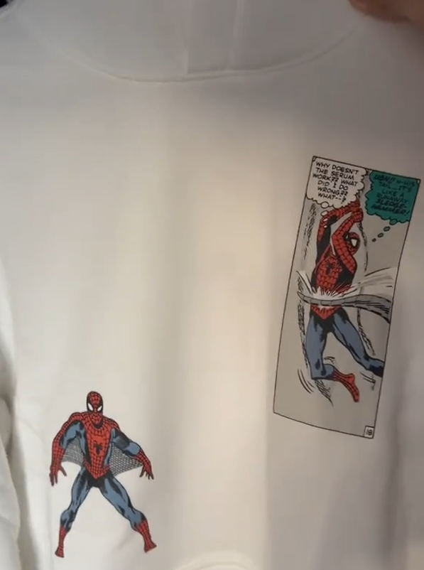 NEW SPIDER-MAN HOODIE
