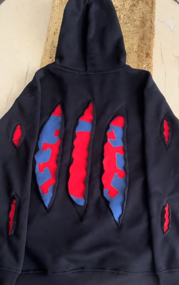 Wearable Spider-Man hoodie