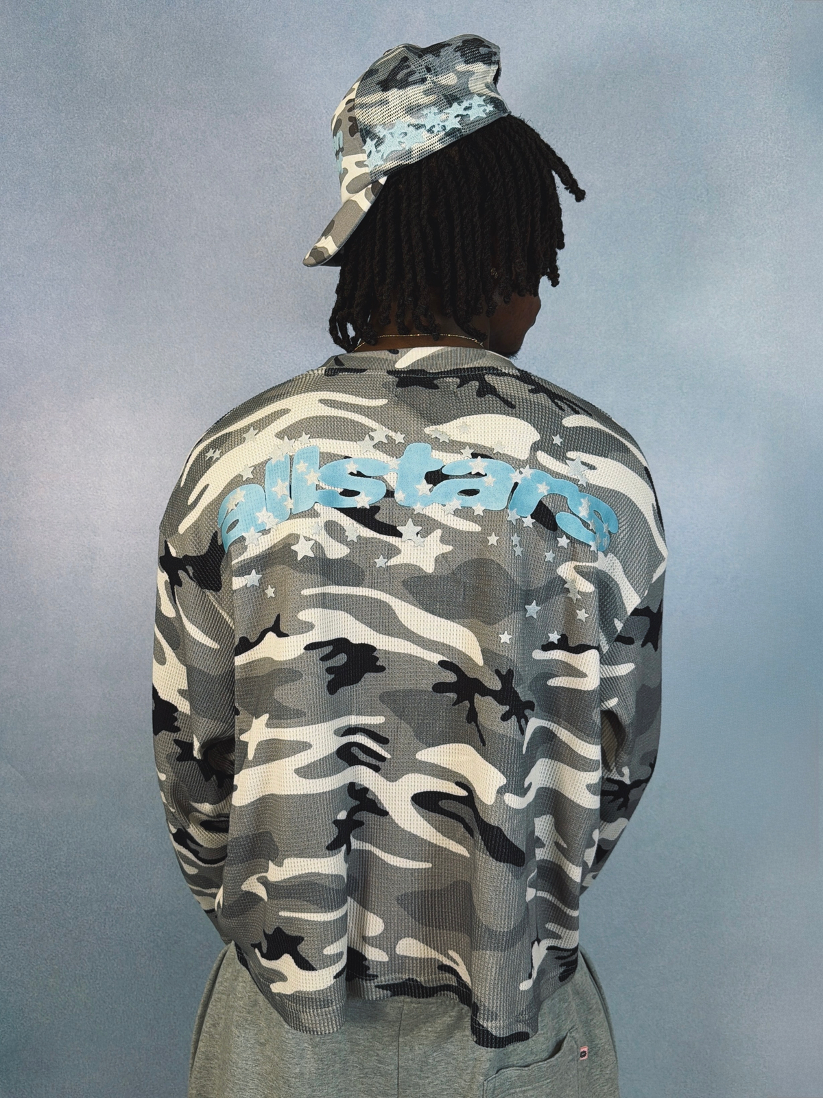 Star Camo Waffle Long Sleeve