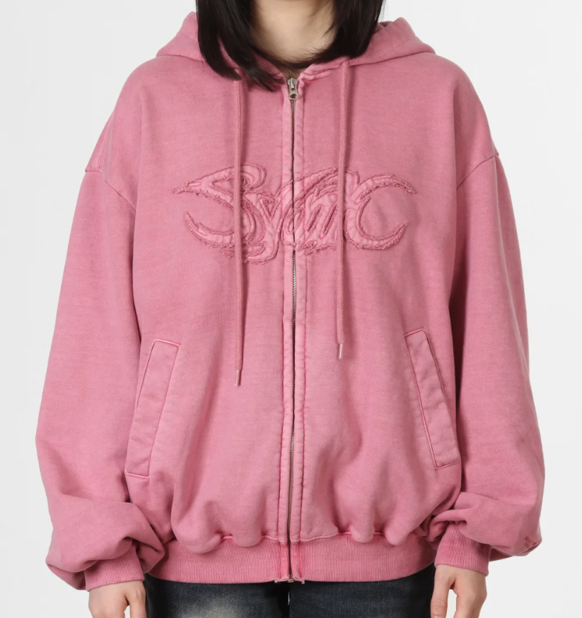 aespa - Pink Hoodie Zip-Up Set [2025 aespa Live Tour 'SYNK : Parallel Line' ENCORE Official MD]