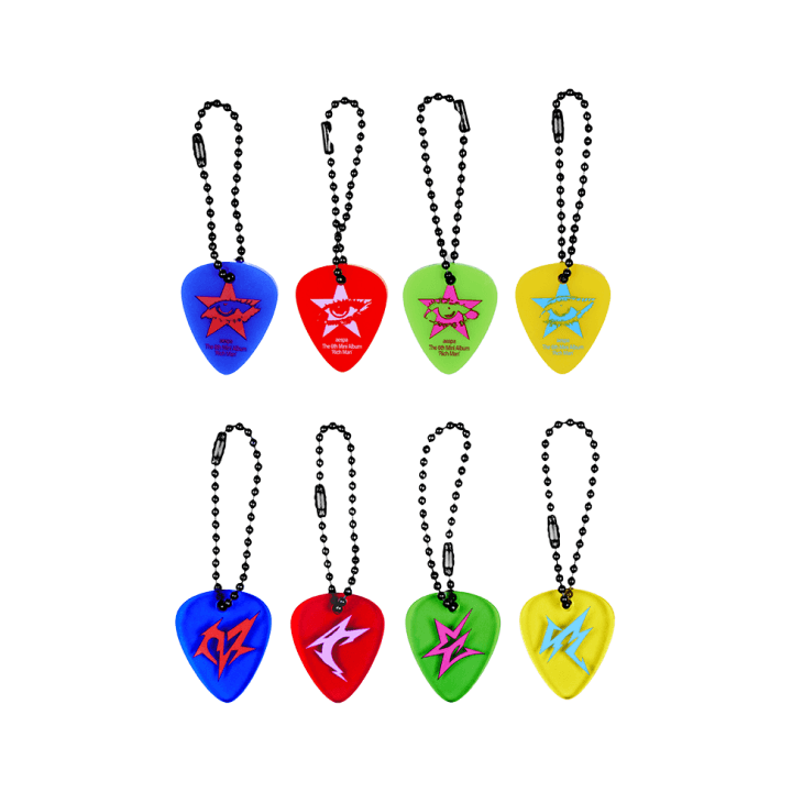 RANDOM GUITAR PICK KEYRING