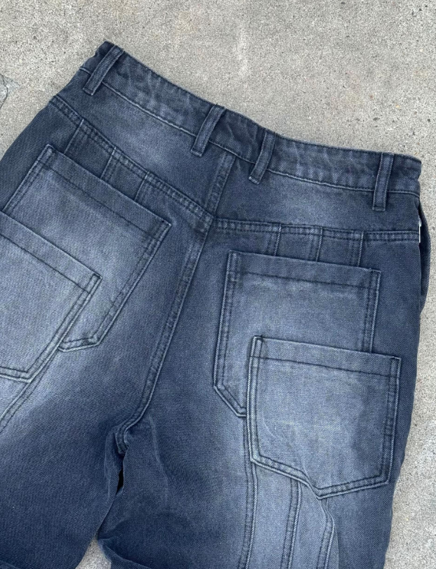 Floral Zipper Denims