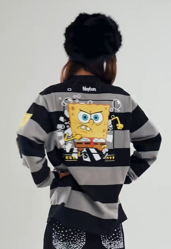 Cartoon  Tops（Pink/Gray）