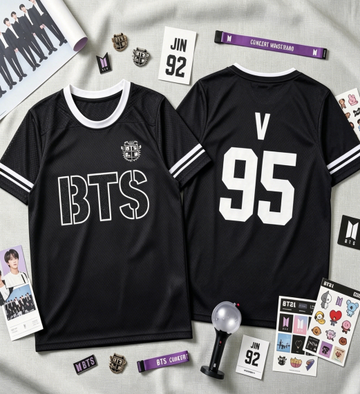 BTS-Style Jersey Tank Top