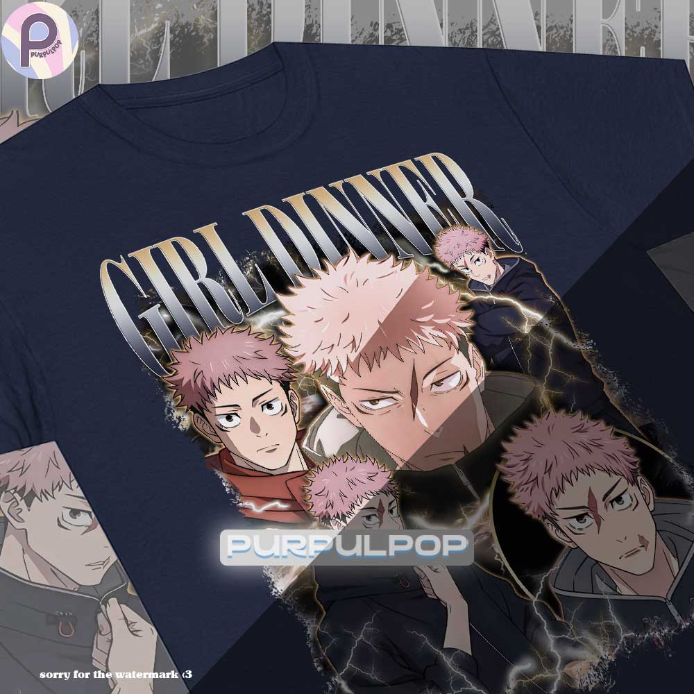 Yuji Itadori Jujutsu Kaisen Girl Dinner Shirt