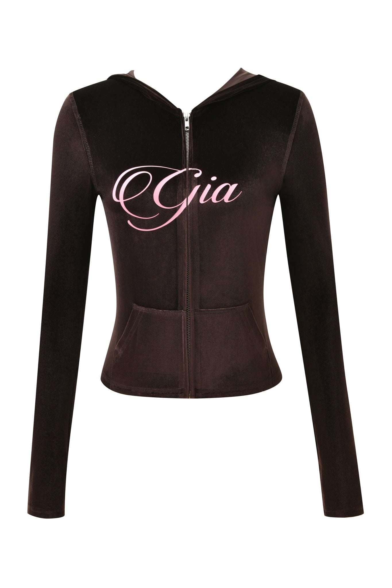 BLARE VELOUR TRACKSUIT - CHOCOLATE
