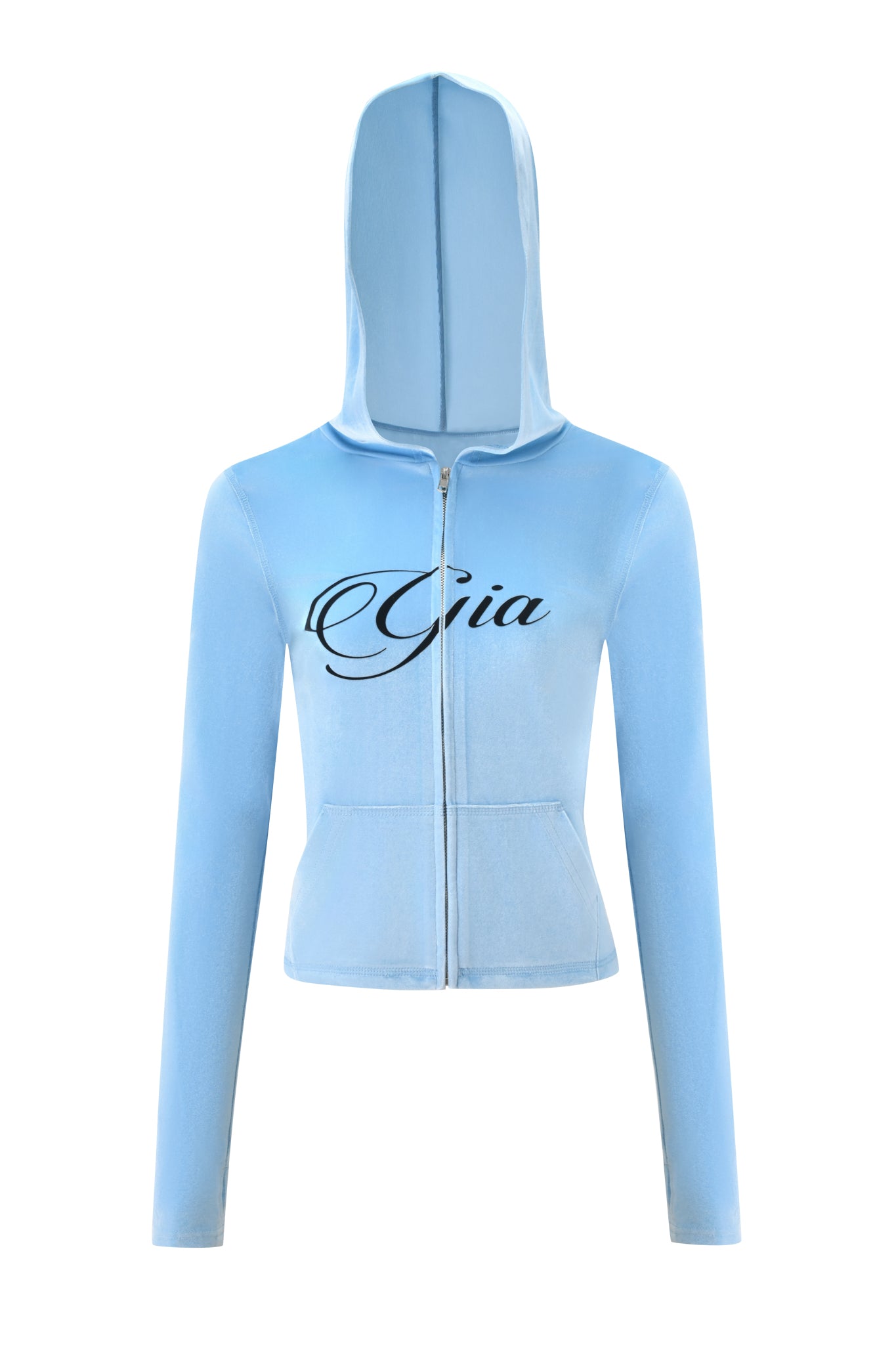 BLARE VELOUR TRACKSUIT - ICE BLUE