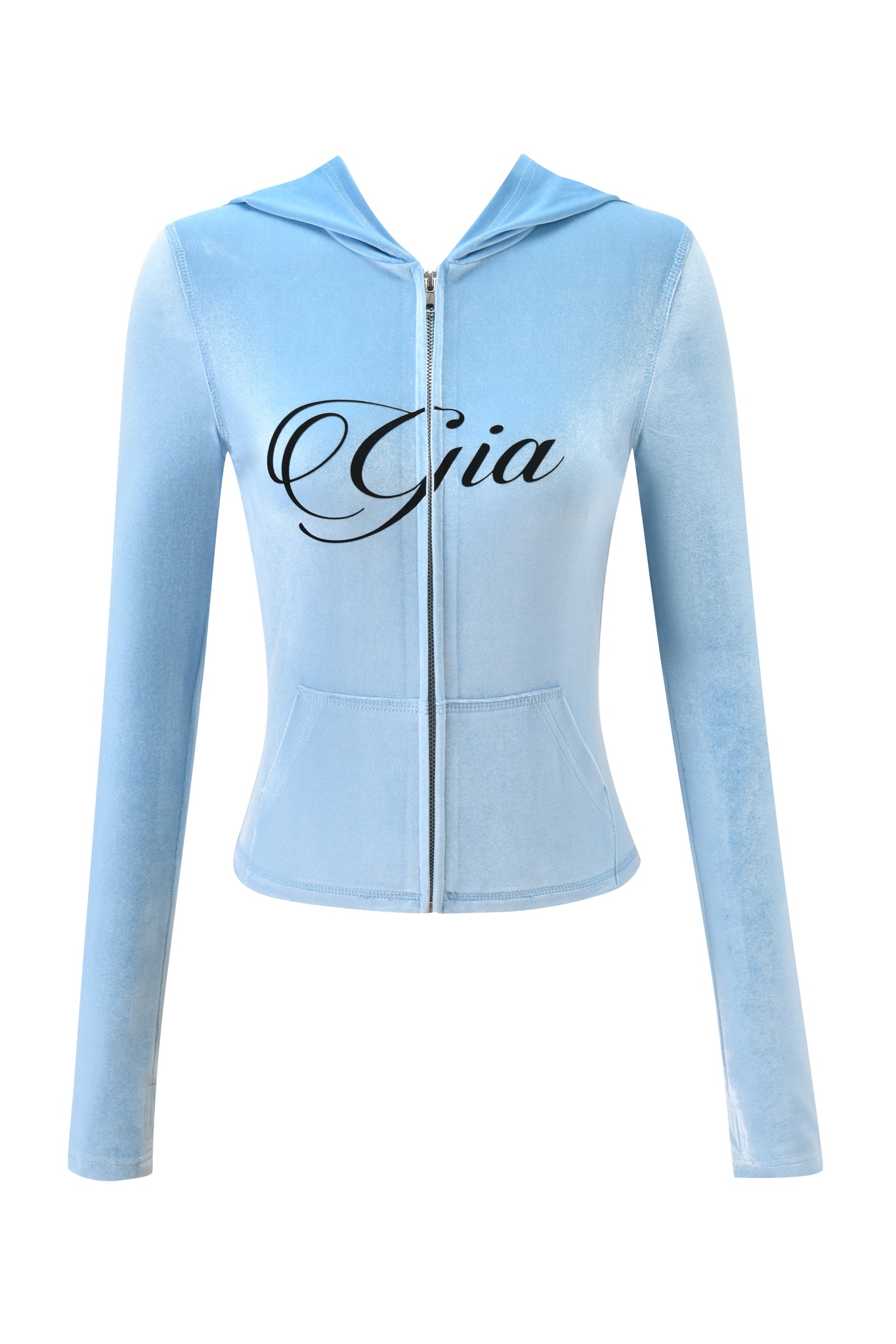 BLARE VELOUR TRACKSUIT - ICE BLUE
