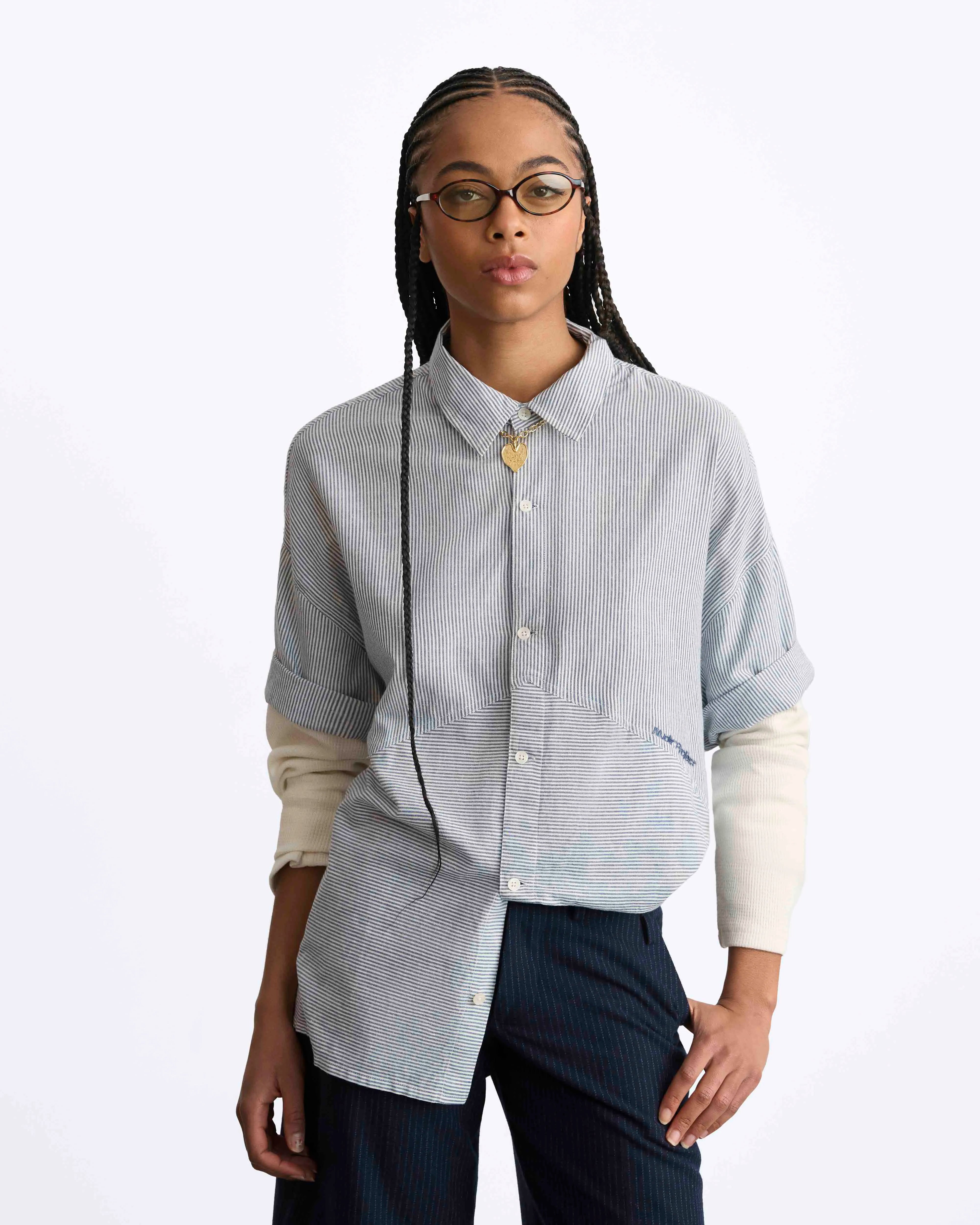 Palier Double Sleeve Shirt Blue