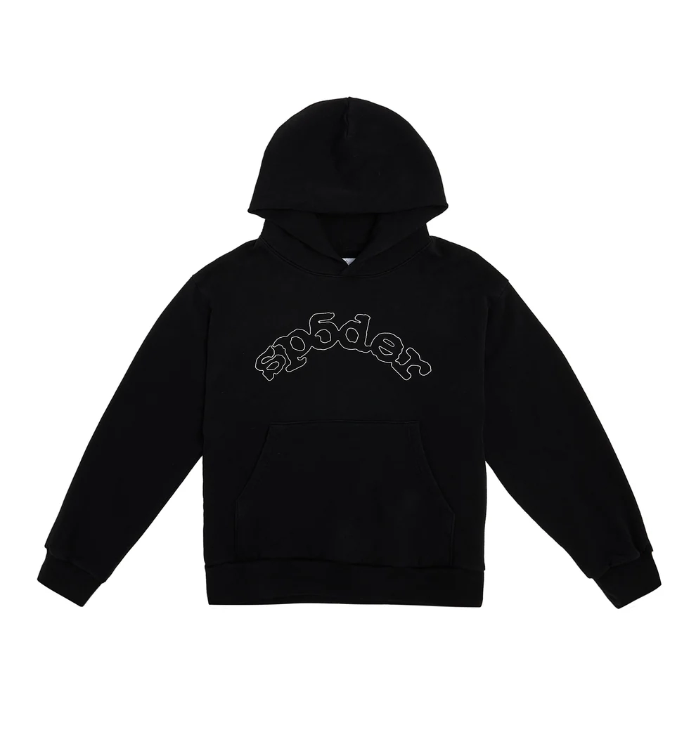 Unisex Rhinestone Hoodie BLACK