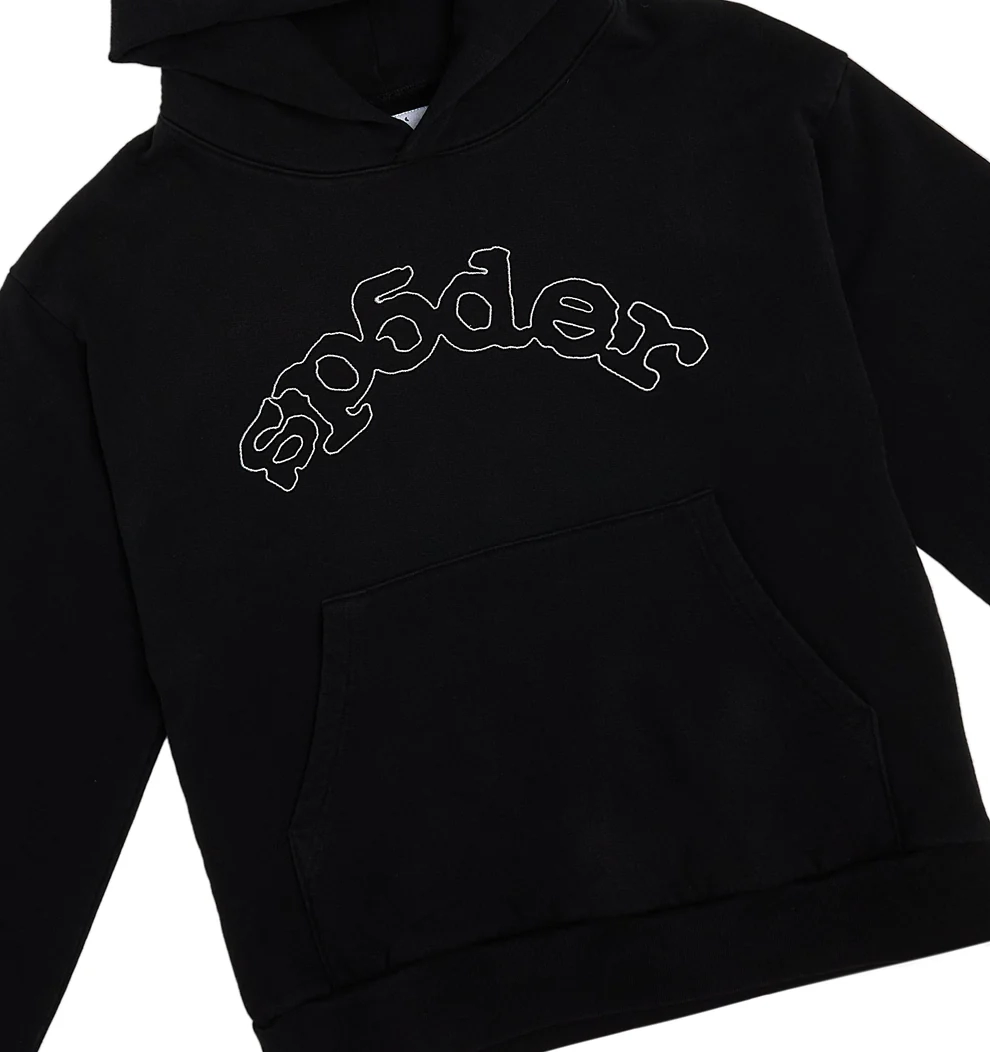 Unisex Rhinestone Hoodie BLACK