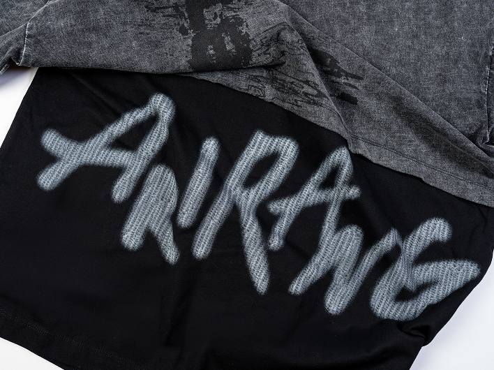 Spring/Summer Layered T-shirt (Dark Gray)