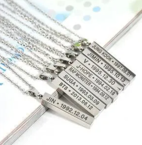 BTS Necklaces Bracelets