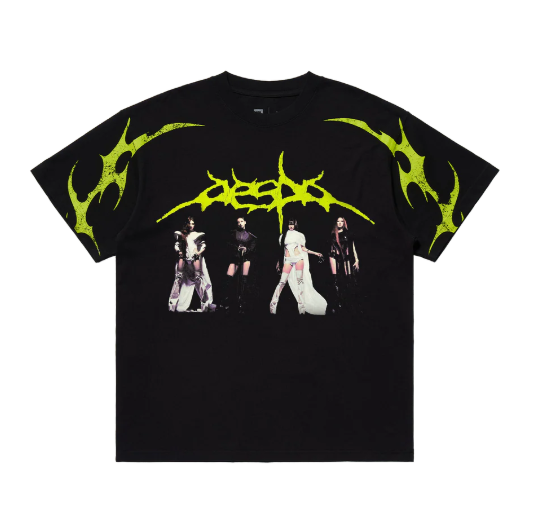 aespa + COMPLEX LOGO TEE (BLACK)