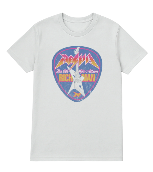 AESPA GUITAR PICK TEE WHITE