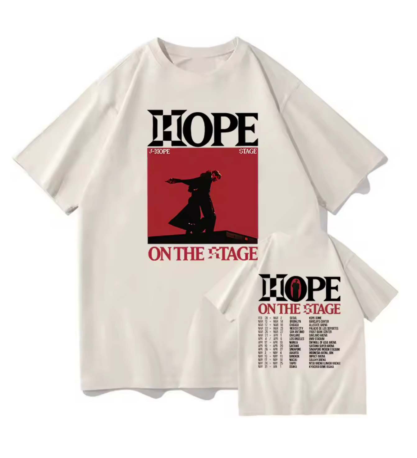 J-Hope: On The Street – On The Stage Tour Tee!