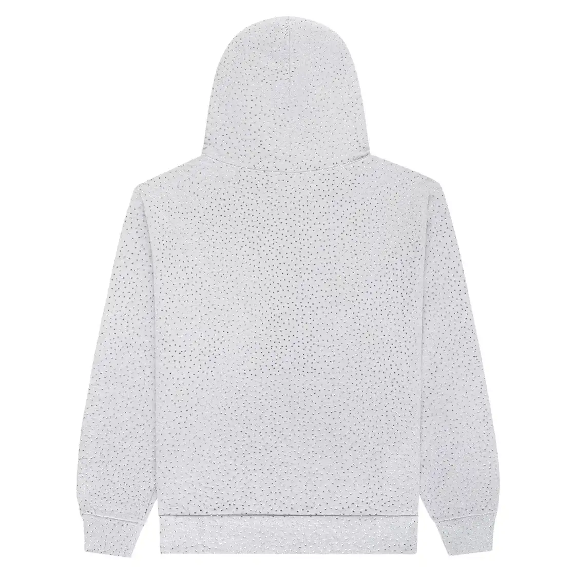 Unisex Rhinestone Hoodie Heather Grey