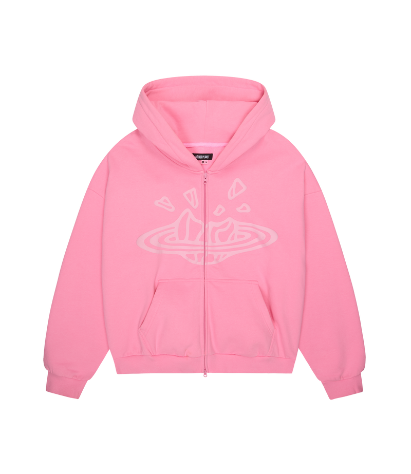 BROKEN PLANET ZIP-UP HOODIE