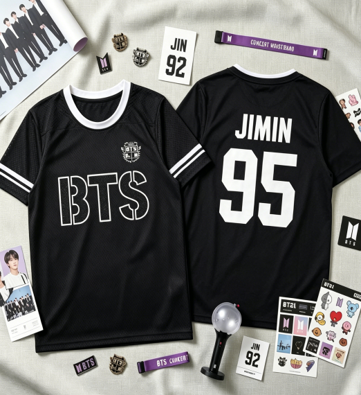 BTS-Style Jersey Tank Top