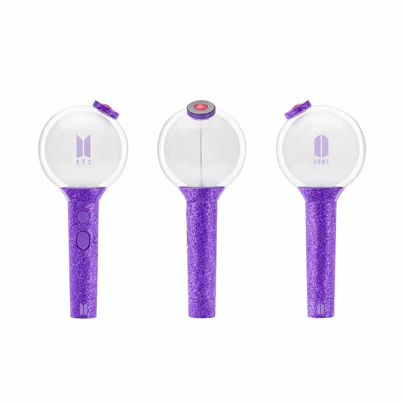 Kpop BTS ARMY MOS Lightstick Skin Decal | Choose Your Color Vinyl Wrap Sticker | Glitter or Metallic Options | Concert Accessory’s