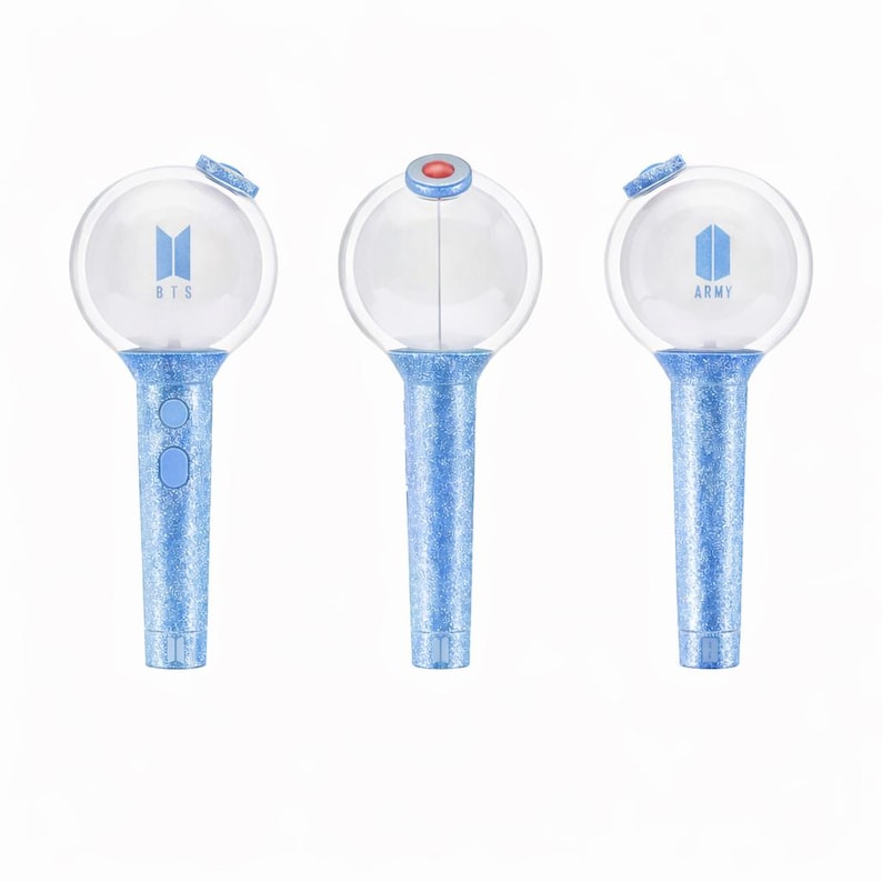 Kpop BTS ARMY MOS Lightstick Skin Decal | Choose Your Color Vinyl Wrap Sticker | Glitter or Metallic Options | Concert Accessory’s