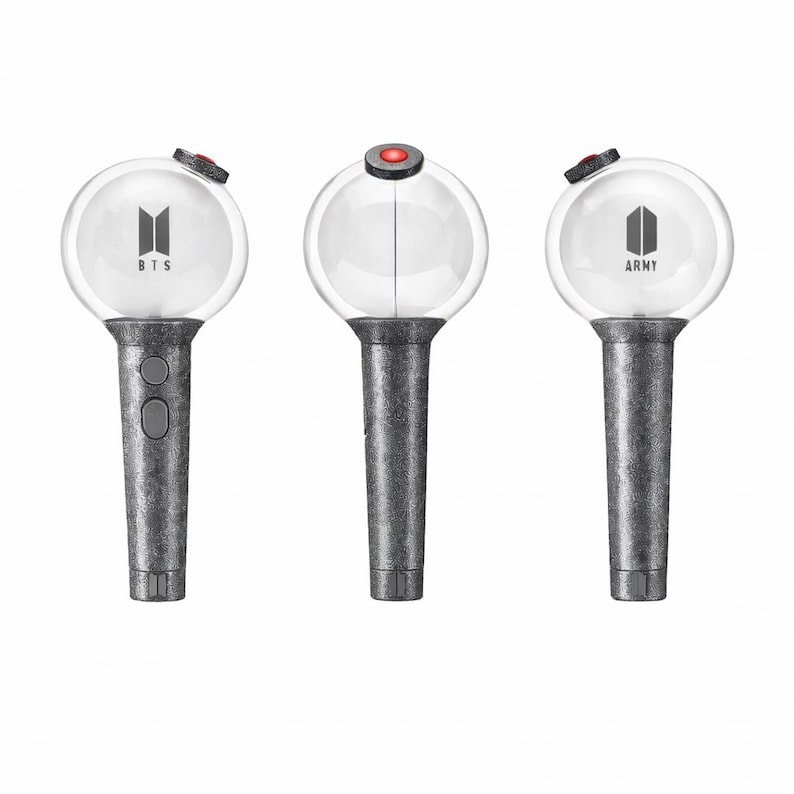 Kpop BTS ARMY MOS Lightstick Skin Decal | Choose Your Color Vinyl Wrap Sticker | Glitter or Metallic Options | Concert Accessory’s