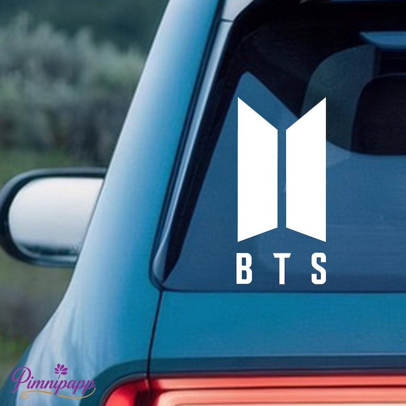 BTS Vinyl Decal,Car/Laptop/Window/Bottle/Glassware Decal, Size,Multiple Colors Available,K-POP Vinyl Sticker,Gift for BTS Fans