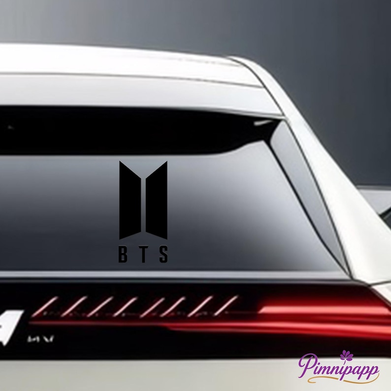 BTS Vinyl Decal,Car/Laptop/Window/Bottle/Glassware Decal, Size,Multiple Colors Available,K-POP Vinyl Sticker,Gift for BTS Fans