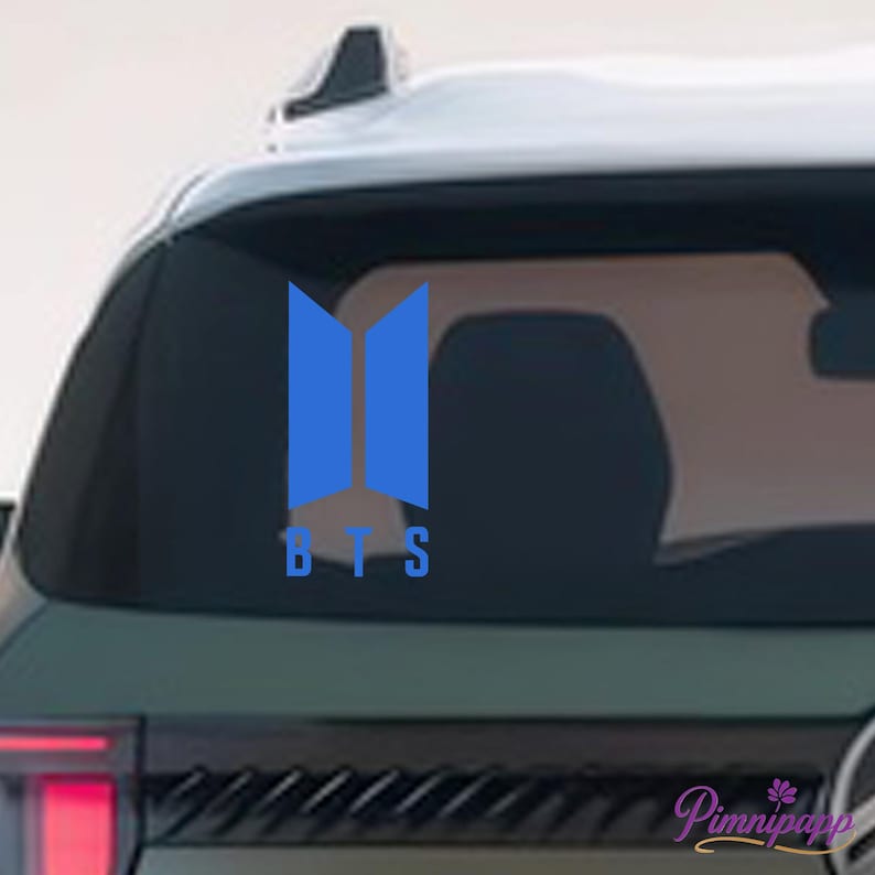 BTS Vinyl Decal,Car/Laptop/Window/Bottle/Glassware Decal, Size,Multiple Colors Available,K-POP Vinyl Sticker,Gift for BTS Fans