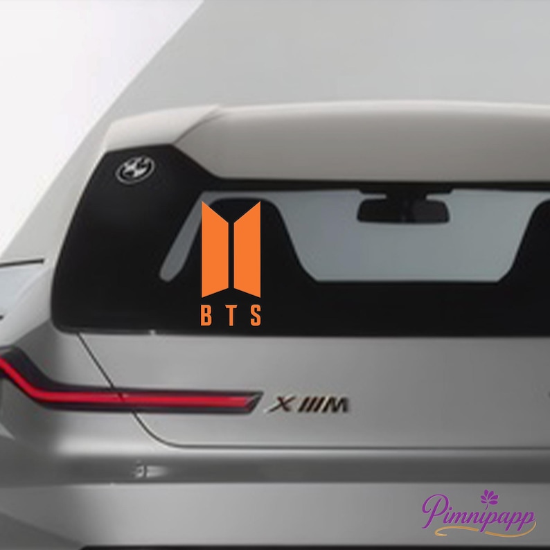 BTS Vinyl Decal,Car/Laptop/Window/Bottle/Glassware Decal, Size,Multiple Colors Available,K-POP Vinyl Sticker,Gift for BTS Fans