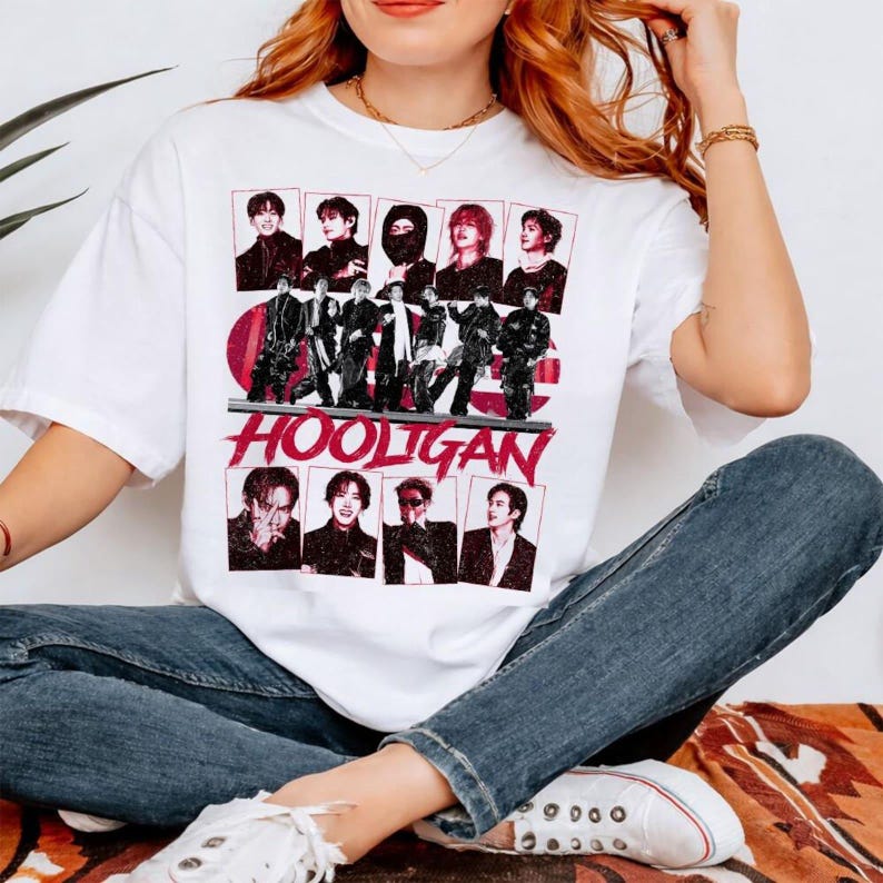 Vintage BTS Hooligan Jungkook Kpop T-Shirt, Arirang Album Concert Tee