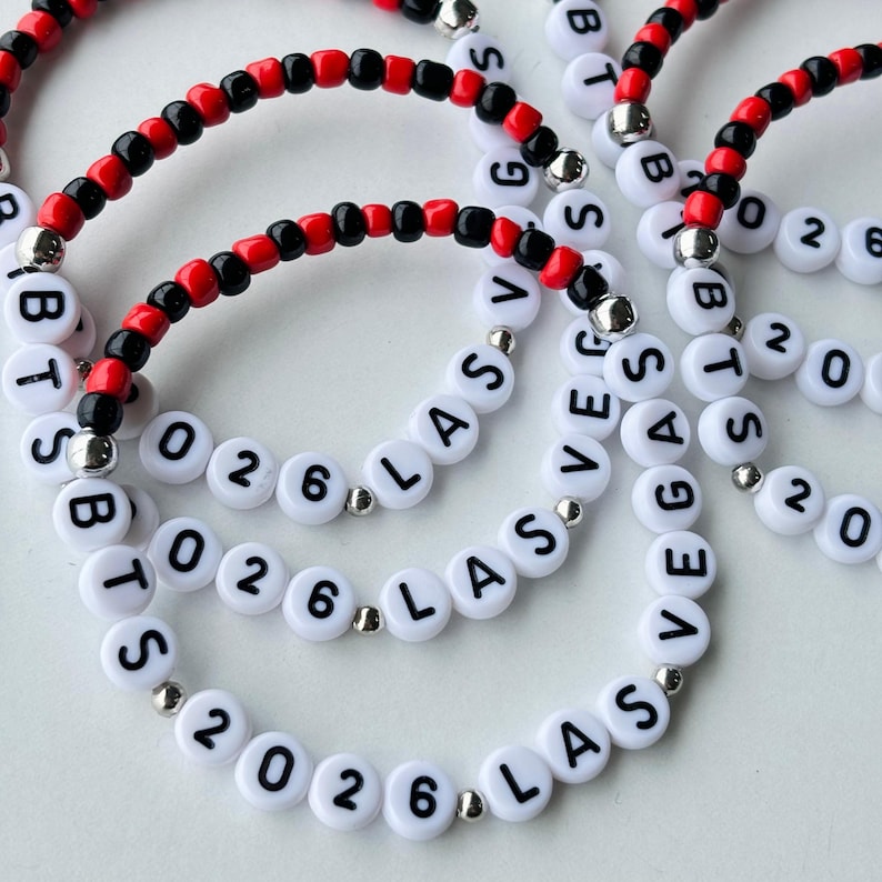 BTS Arirang Inspired Bracelet – Kpop Jewelry for Army | Handmade Korean Style Beaded Bracelet | Fan Gift | Custom Kpop Bracelet