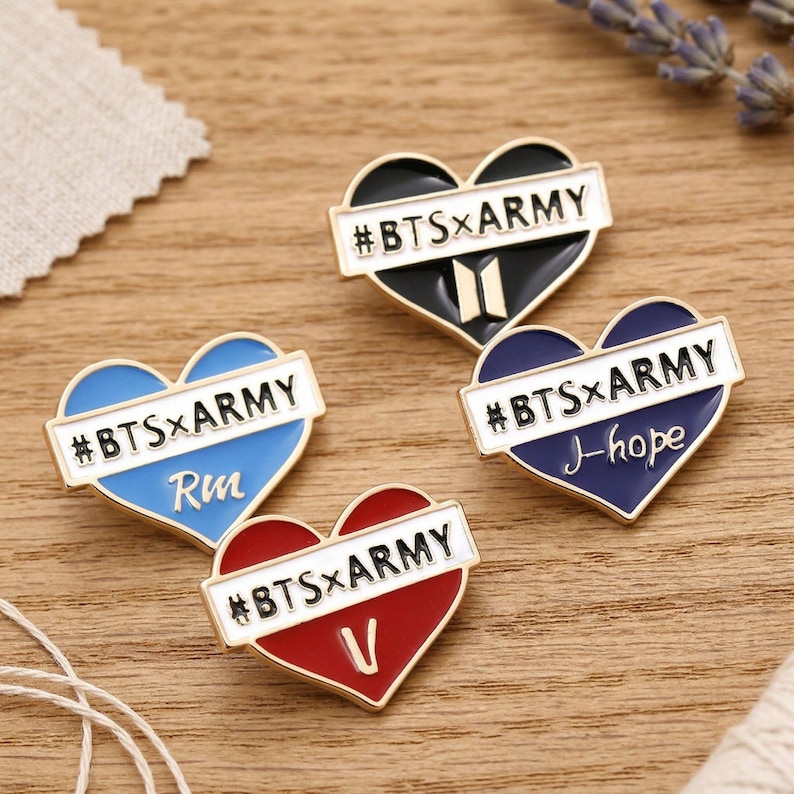 BTS Brooch, Backpack Badge Accessory