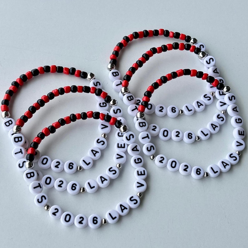 BTS Arirang Inspired Bracelet – Kpop Jewelry for Army | Handmade Korean Style Beaded Bracelet | Fan Gift | Custom Kpop Bracelet