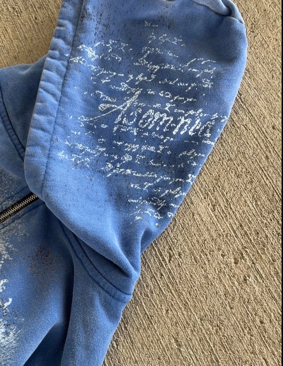"Everything's Temporary" - Reversible zip-up v2