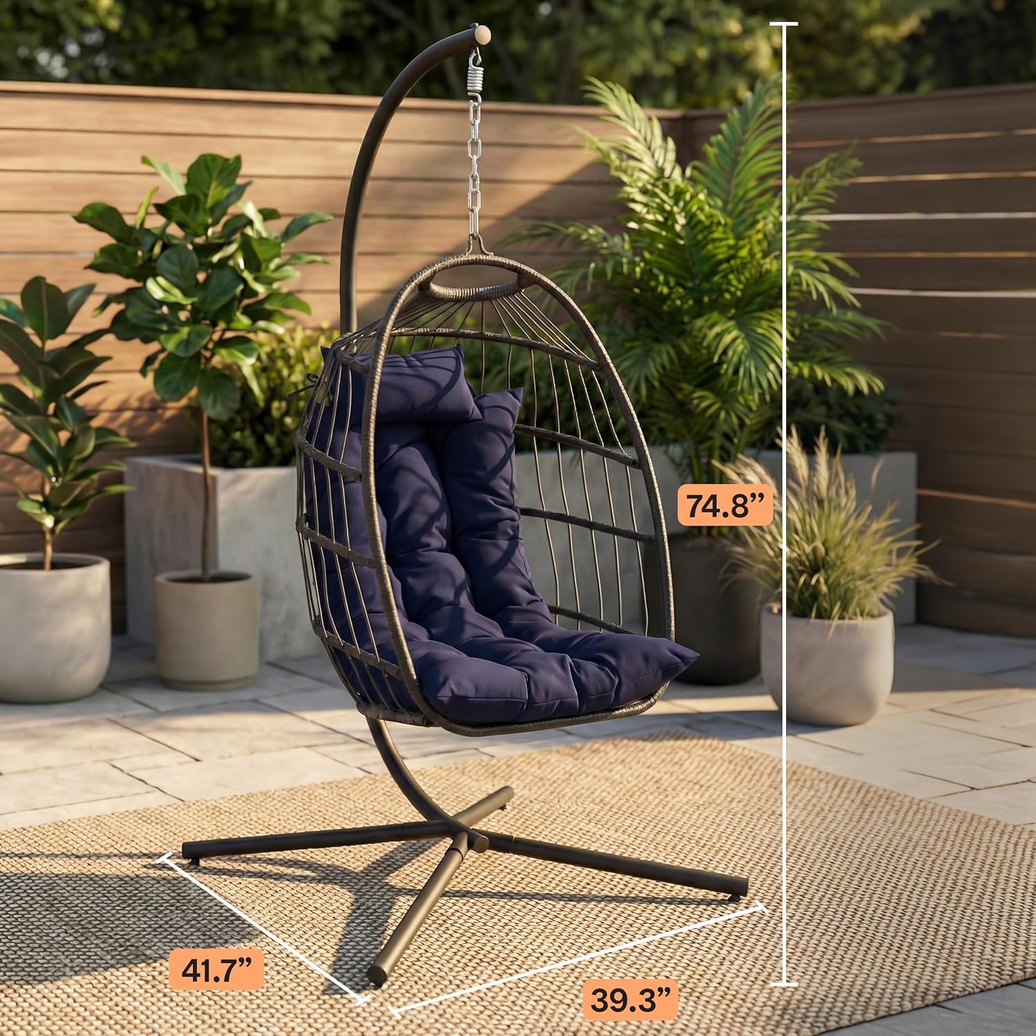 Indoor/Outdoor Swing Hammock Chair