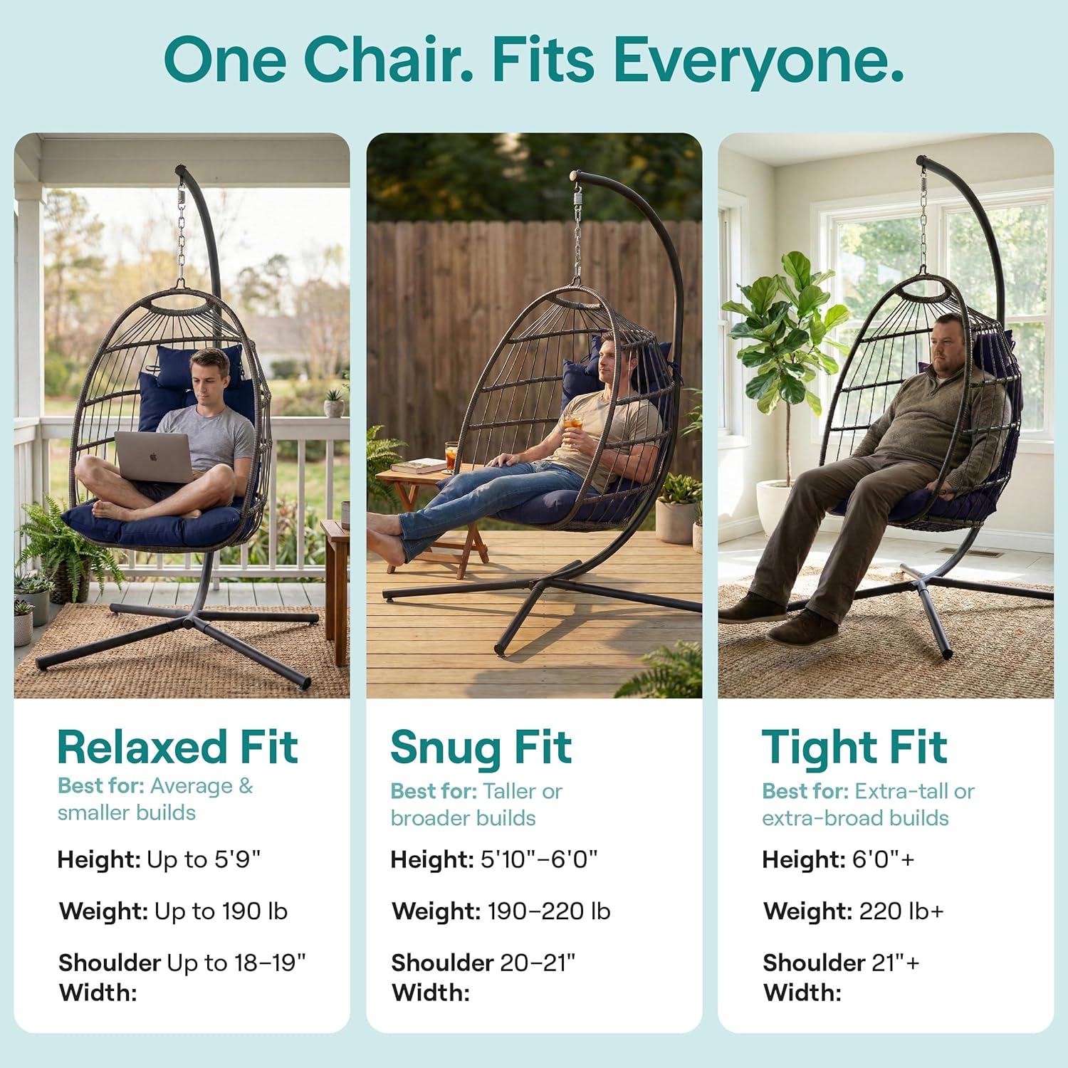 Indoor/Outdoor Swing Hammock Chair
