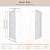  36" x 80" Steel Security Door, Universal/Reversible Outswing Security Screen Door, White Powder-Coated Surface Mount Frame with Expanded Metal Screen, Rust-Resistant, No Handles Included