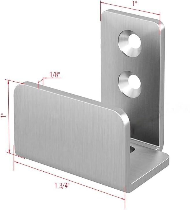 Sliding Barn Door Floor Guide, Adjustable Wall Mounted Sliding Door Bottom Guide, U Shape, Durable Stainless Steel Barn Door Guide