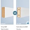 Sliding Closet Door 48"(Double 24.5")x80", 3-Lite Frosted Glass Bypass Door with Hardware Kit & Matching Fascia, Pre-Drilled Solid Wood Slab with Water-Proof PVC Surface, Easy to Install, White