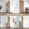 30"x80" 1-Panel Prefinished Laminate Oak Wood Finish Hollow Core Interior Door Slab, NOT Pre-drilled and NOT Included Hardware, Pre-Assembled Waterproof Shaker Style Slab Door
