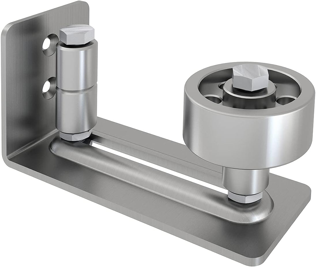 Sliding Door Hardware Stainless Steel Barn Door Floor Guide Flush Mount Stay Roller Wall Mount 8 in 1 Floor Guide Bottom Adjustable Roller