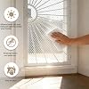32 in. x 80 in. Security Door, Exterior Front Entry Door, Outswing Steel Security Door with Perforated Metal Screen, Powder Coated White, Lock Not Include