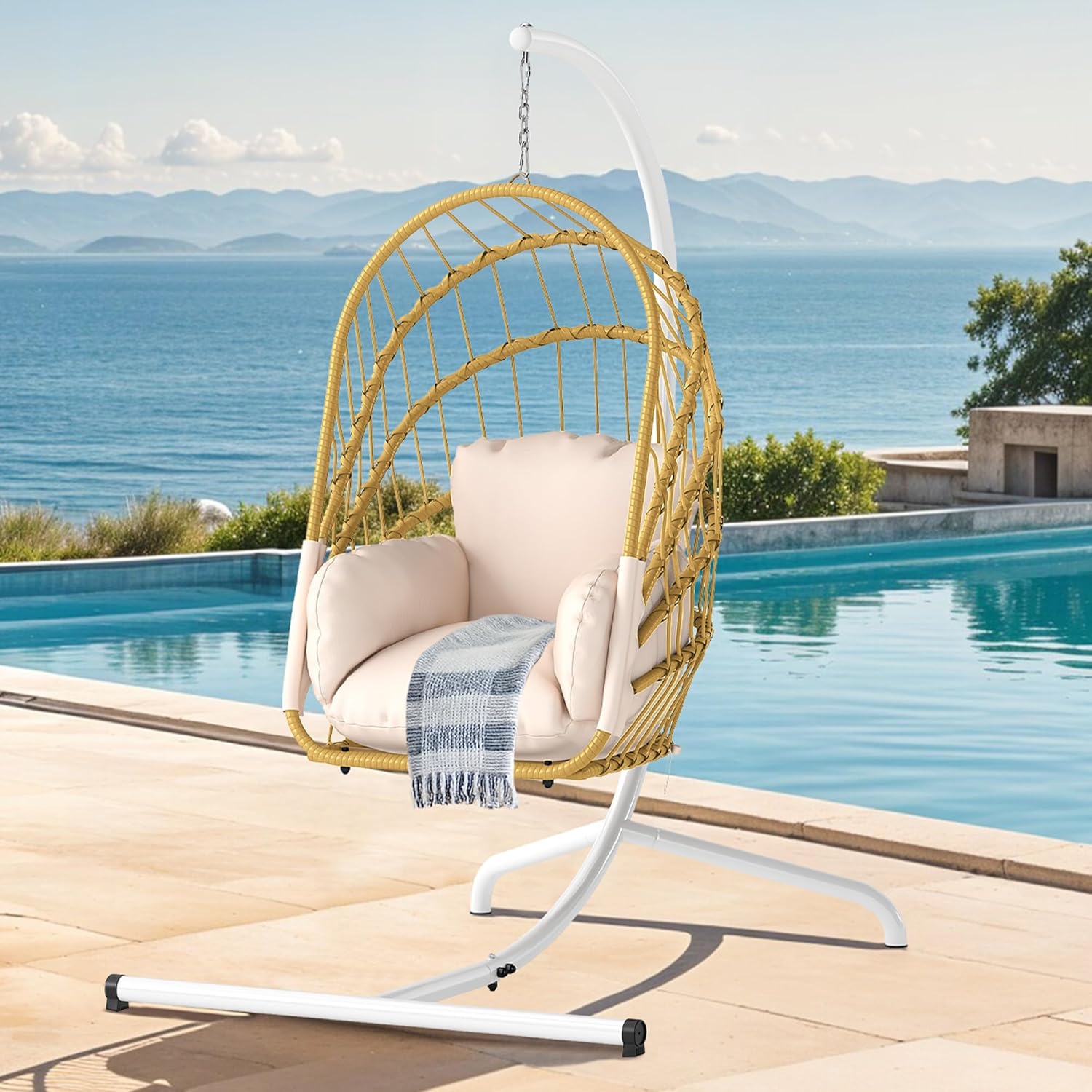 Wicker Swing Egg Chair