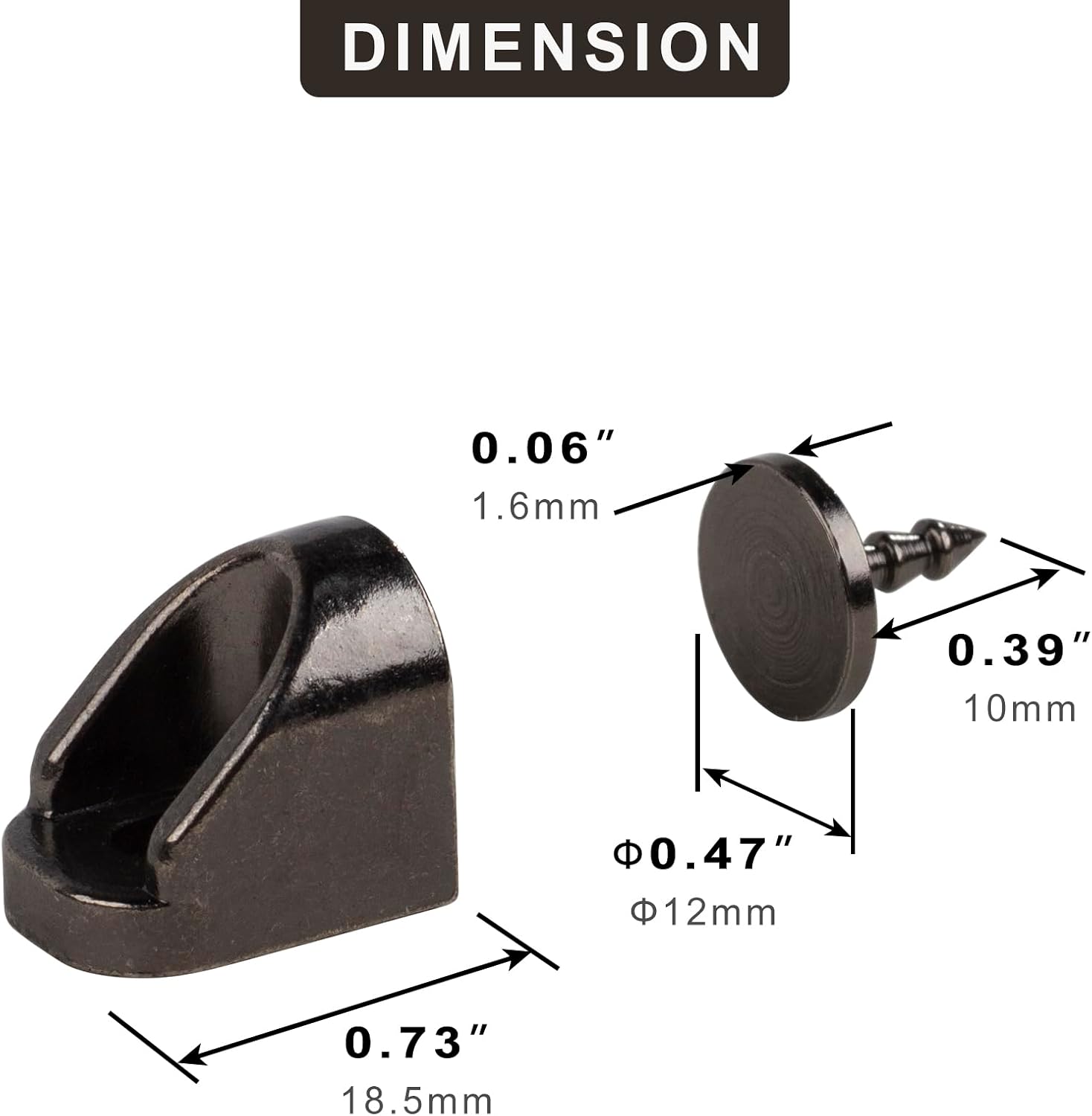4 Set Magnetic Door Catch and Latch, Cabinet Magnets Hardware for Kitchen, Closet, Cupboard and Other Furniture Doors and Drawers Closer, Closure Closing