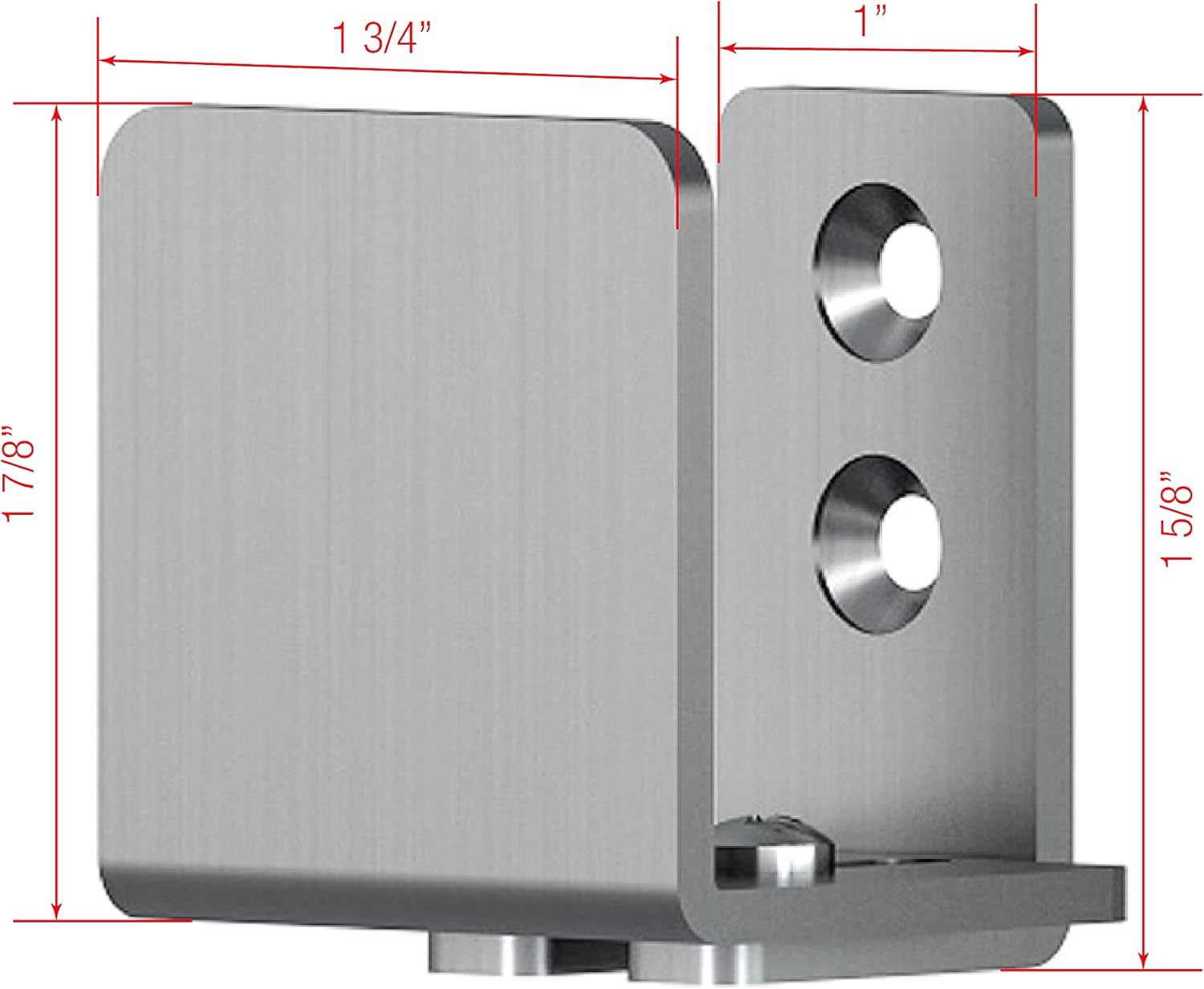 Sliding Barn Door Floor Guide, Adjustable Wall Mounted Sliding Door Bottom Guide, U Shape, Durable Stainless Steel Barn Door Guide